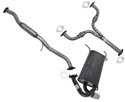 Резонатор и глушитель выхлопной системы Y-образной трубы с хромированными наконечниками для Nissan 350Z 03-06 - Изображение 1 из 4