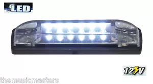 WHITE 4" Car Boat RV 6 LED LIGHT STRIP Waterproof 12V Marine Accent Lighting - Foto 1 di 10