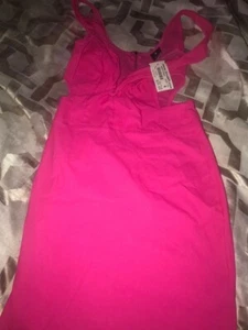 DIVA NY HOT PINK DRESS SMALL - Picture 1 of 3