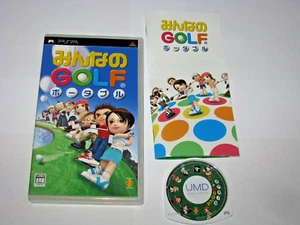 Minna no Golf Portable 1 Playstation Portable PSP Japan import US Seller - Picture 1 of 7