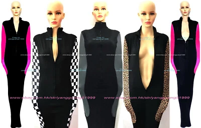 Sexy 19 Color Spandex Mummy Costumes Sleeping Bag Women Jumpsuits Bodysuit F1018 - Image 1 of 2