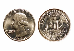 1970 - D Washington Quarter - Gem BU - #276 - Bild 1 von 1