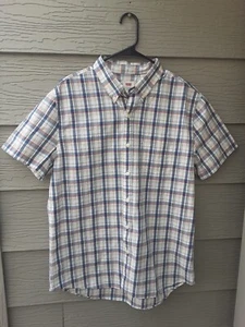 Camisa de manga corta a cuadros Levi's para hombre talla L grande multicolor  - Imagen 1 de 7
