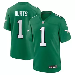 Nike Jalen Hurts Philadelphia Eagles Spielspieler Trikot Kelly grün Größe 2XL 🙂✅ - Bild 1 von 5