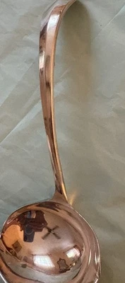 Plato de plata Gerity GEORGIAN, cucharón de salsa de doble labio sólido, 7 3/8" G-48 Foto 1 de 4