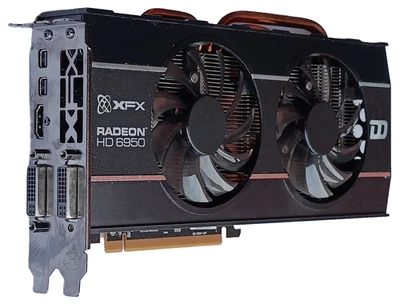 SCHEDA GRAFICA XFX RADEON HD 6950 2GB DDR5 256 BIT-1 X HDMI, 2 X DVI, 2X MINI DP - Immagine 1 di 4