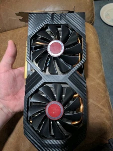 BROKEN XFX AMD Radeon RX 580 Black Edition 8GB GDDR5 Graphics Card - Picture 1 of 3