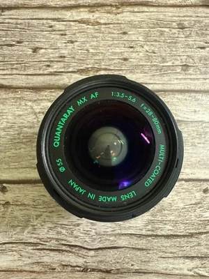 Quantaray MX AF 1:3.5-5.6 f=28-80mm Lens Multi-coated Zoom Lens READ - Image 1 of 4