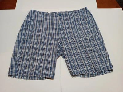 Basic Editions Blue Plaid High Rise Bermuda Shorts Sz XL 38" Waist - Image 1 of 4