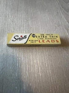 1 Boxes of Vintage Scripto 840HB Extra Thin Leads 0.9mm 2-3/4” Long - Picture 1 of 8