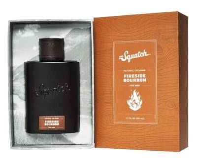 Dr. Squatch Fireside Bourbon Men's Natural Cologne - 50ml - BRAND NEW SEALED