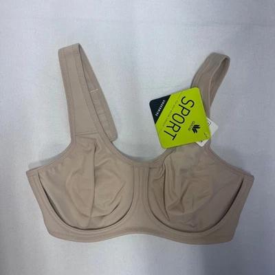 Sujetador deportivo con aros Wacoal 34D natural nude beige ropa deportiva Foto 1 de 4