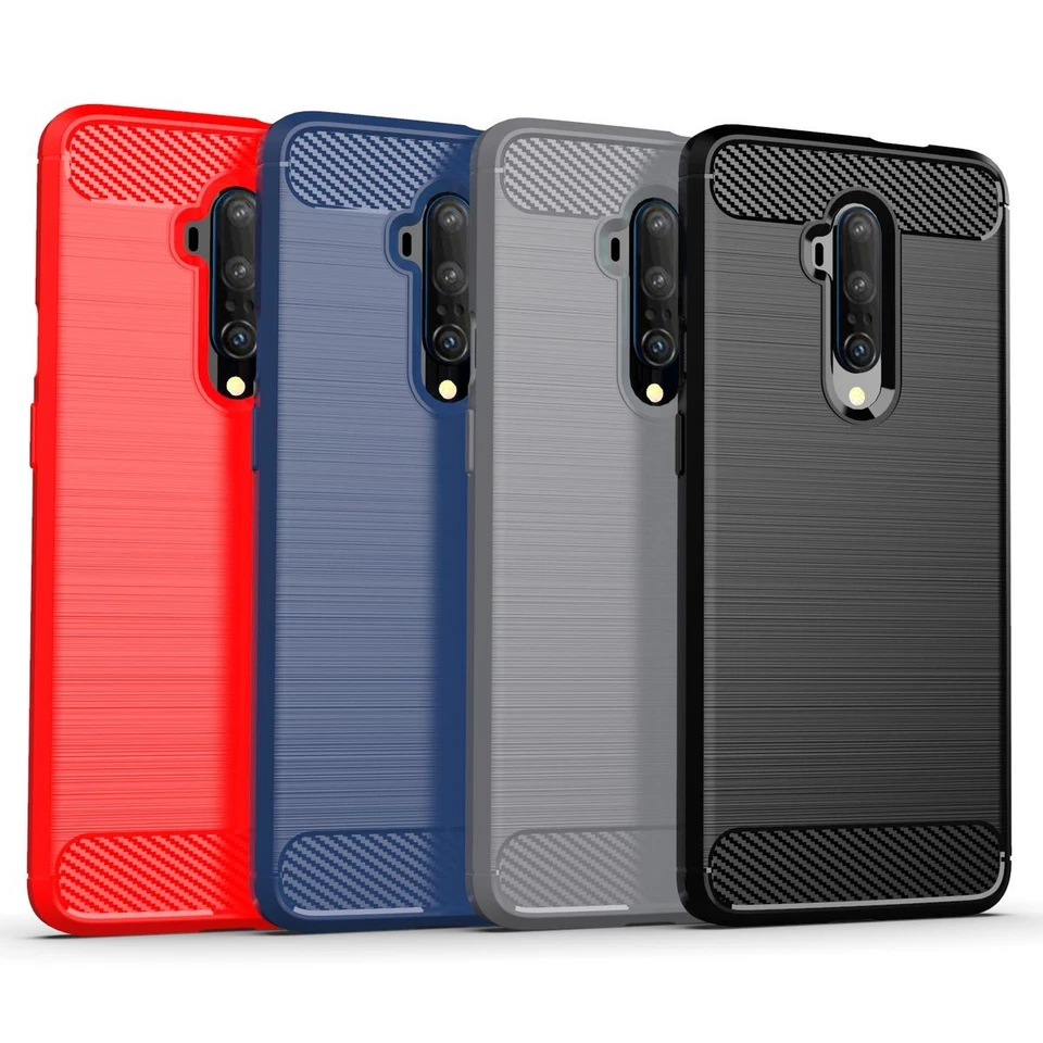 Cover TPU Per OnePlus, Custodia Protettiva, Bumper, Aspetto Carbonio - Immagine 1 di 1