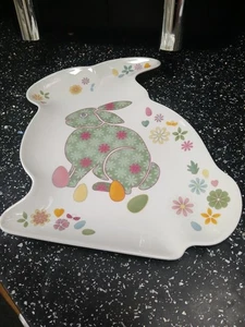 PORTMEIRION SPRING DAY RABBIT SERVING PLATE - Picture 1 of 3