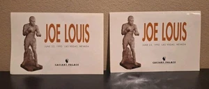 2- 1993 Joe Louis Briefmarke auf Postkarte / Caesers Palace Briefmarke Gedenkprogramm - Bild 1 von 7