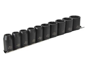 Teng Metric 1/2in Drive Impact Socket Set 10 Piece Single Hex TEN9121 - Picture 1 of 2