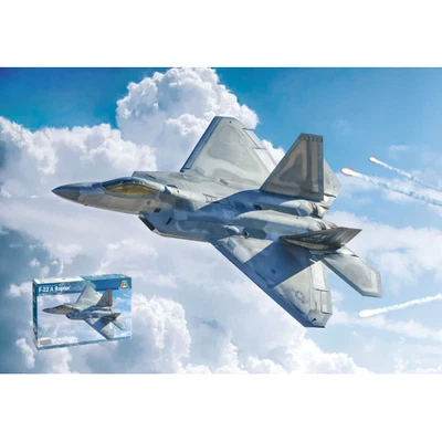 F-22A RAPTOR KIT 1:48 Italeri Kit Aerei Modellino Nuovo - Immagine 1 di 3