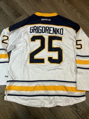 Reebok NHL Mikhail Grigorenko #25 Buffalo Sabres Stitched Hockey Jersey Size 3XL - Image 1 of 4