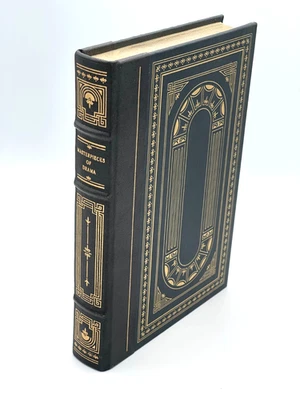 Franklin Library  1984 Masterpieces of Drama Qtr. Leather Binding Gilded Edges Foto 1 de 4