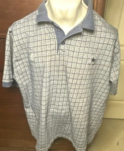 Vintage Dallas Cowboys Herren XL Pro Line LOGO Athletic Square Grid Poloshirt - Bild 1 von 14