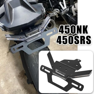 LED Turn Signal Fender Eliminators License Plate Holder For CF-MOTO 450NK 450SRS Foto 1 de 4