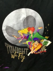 Disney Parks Hocus Pocus Halloween 2022 Tonight We Fly Woman Shirt 2xl-NEW - Picture 1 of 6