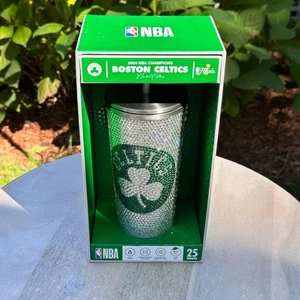 NBA Boston Celtics 25oz Bling Journey in Collectors Box BPA Free Spill Proof Neu - Bild 1 von 11