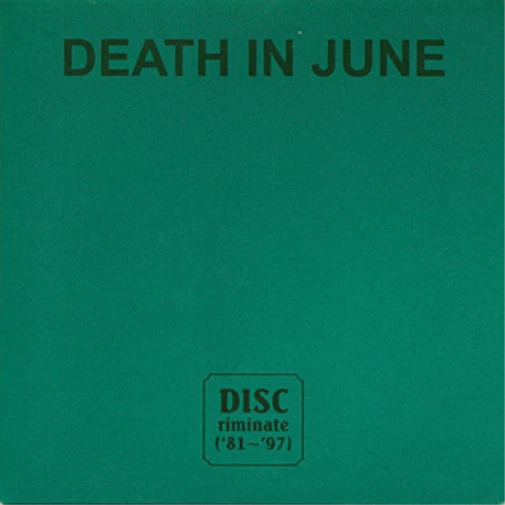 Death in June Discriminate '81-'97 (CD) Album (UK IMPORT) - Image 1 of 1
