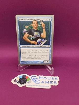 Jonny, Combo Player Crimped Misprint MTG Unhinged Magic Rare Crimp *CCGHouse* - Image 1 of 4