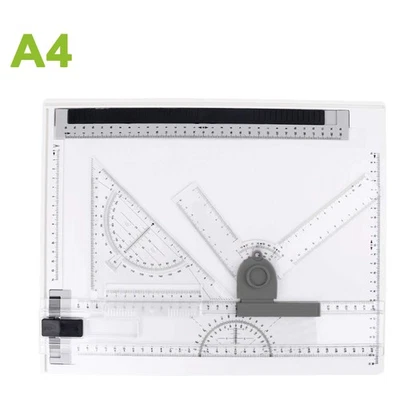 Multifunktional Professionelles Zeichenbrett Zeichenplatte Reißbrett A4 Kit Set. - Bild 1 von 4