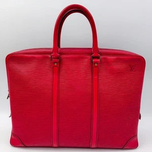 Louis Vuitton Porte Documen Voyage Epi Castilian Red - Picture 1 of 12