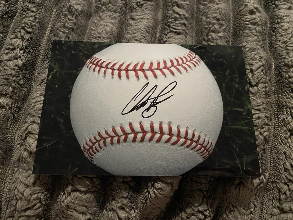 Foto 4x6 firmada por Chris Pérez de los Indios de Cleveland de béisbol MLB Foto 1 de 1