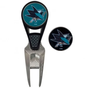 Team Effort NHL CVX Repair Tool and Ball Marker - San Jose Sharks - Picture 1 of 1