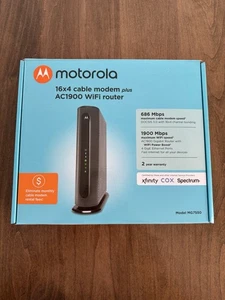 Motorola MG7550 16X4 Combo Dual Band High Speed Cable Modem Wifi Router - Picture 1 of 4