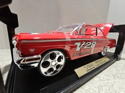 Chevrolet Bel Air V-28 Milwaukee Monster Garage 1962 Maisto SE 1:18 coche fundido a presión Foto 1 de 4