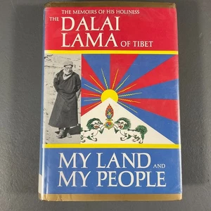 My Land And My People by His Holiness, The Dalai Lama Of Tibet VTG HC 1962 U.S.A - Picture 1 of 24
