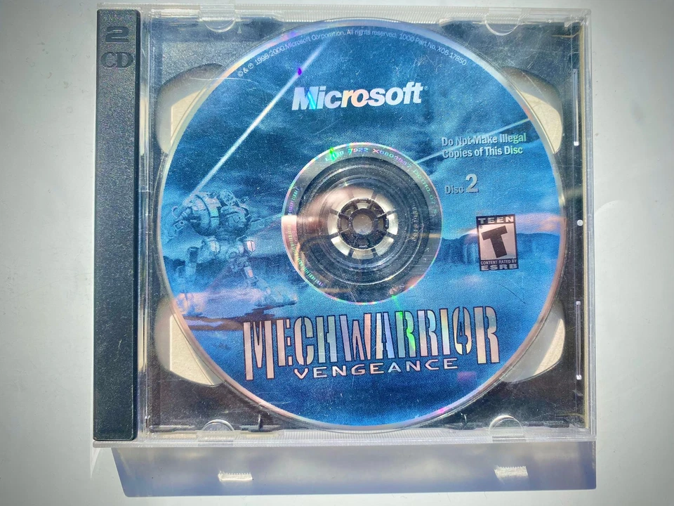 Mechwarrior 4 Vengeance (PC, 2-Disc Set, 2000) Microsoft TESTED WORKS Great - Image 1 of 3