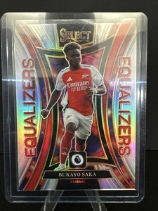 Bukayo Saka 2024-25 Panini Select Equalizer Silver Prizm #10 Arsenal - Picture 1 of 2