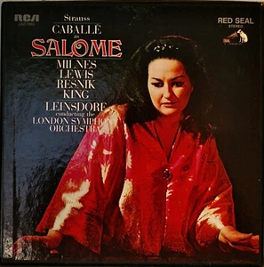 STRAUSS: Salome-M1982 2LP BOX mit LIBRETTO CABALLE/MILNES/RESNIK/LEINSDORF LSO - Bild 1 von 1