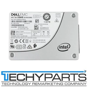 Dell 33R2T Intel 1.92TB SSD D3-S4510 Series 2.5" SATA 6G 3D2 TLC SSDSC2KB019T8R - Afbeelding 1 van 3