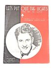 192 "Let's Put Out The Lights" and Go To Sleep Sheet Music  Rudy Vallee