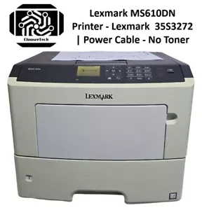 Lexmark MS610DN Printer - Lexmark 35S3272 | Power Cable - No Toner - Picture 1 of 10