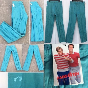 Vintage Hang Ten Sports 84 Pants 1980s 80s Sz 34 32 in Waist Made In USA - Picture 1 of 12