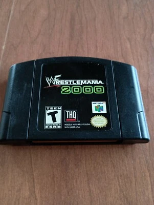 Vintage WWF Wrestlemania 2000 Nintendo 64 N64 Video Game (Cartridge Only) - Image 1 of 4