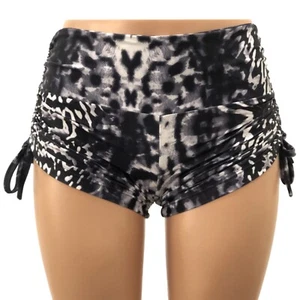Hot Yoga Shorts Black and White Low Rise Shorts Swim SXYfitness Made in USA - Picture 1 of 15