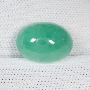 3.54 ct   BEST GLOW GREEN  NATURAL EMERALD CABOCHON  See Vdo 3386 DL - Picture 1 of 2