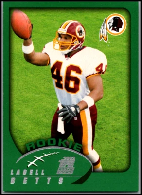 2002 Topps ROOKIE RC #338 Ladell Betts FREE SHIPPING! - Image 1 of 2