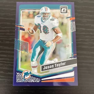 2023 Panini Donruss Optic - Purple Prizm #115 Jason Taylor /50 - Bild 1 von 2