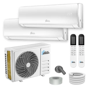 Multisplit Klimaanlage Duo 5,2kW 18.000 BTU Inverter Heizfunktion 2 Wandgeräte - Bild 1 von 8