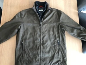 Barneys New York Brownish Green Coat Puffer Jacket Insulated Large Mens - Picture 1 of 4